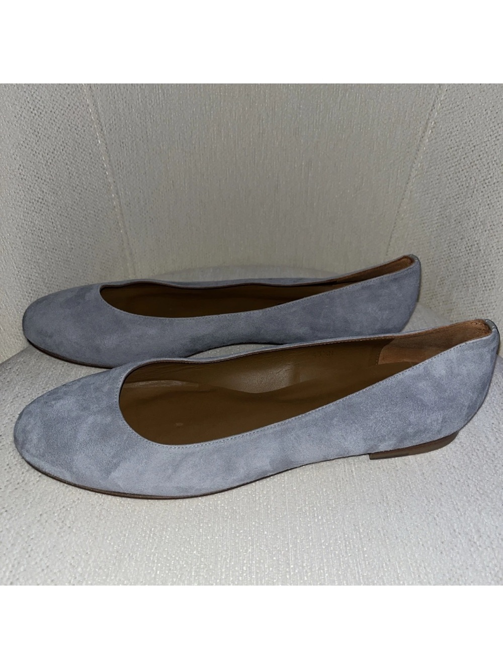 Margaux Dusty Blue Ballet Shoes EUR 42.5 N (best Fit 11.5 N) $198 MSRP New